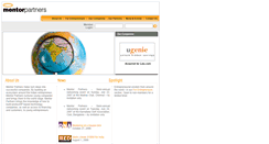 Desktop Screenshot of mentor-partners.com
